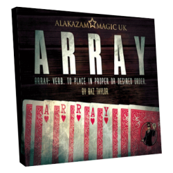 (image for) Array (Gimmick and DVD) by Baz Taylor and Alakazam Magic - DVD