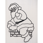 (image for) Instant Art insert (Santa in Chimney)by Ickle Pickle Magic - Trick