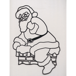 (image for) Instant Art insert (Santa in Chimney)by Ickle Pickle Magic - Trick