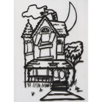 (image for) Instant Art insert (Haunted House)by Ickle Pickle Magic - Trick