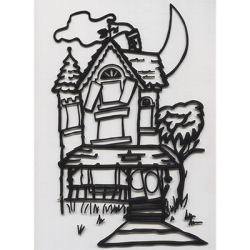 (image for) Instant Art insert (Haunted House)by Ickle Pickle Magic - Trick