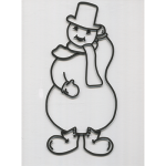 (image for) Instant Art insert (Snowman)by Ickle Pickle Magic - Trick