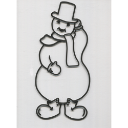 (image for) Instant Art insert (Snowman)by Ickle Pickle Magic - Trick