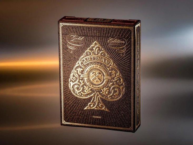 (image for) Artisan Playing Cards (Gold Edition) by theory11 - Click Image to Close