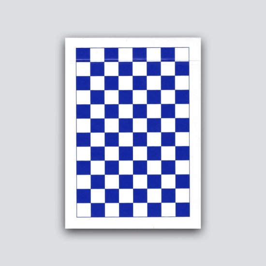 (image for) Forever Blue Checkerboard R.02 R2 Playing Cards by Anyone Worldwide - Click Image to Close
