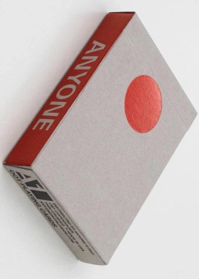 (image for) Anyone Worldwide: XL Red Dot Playing Cards - Click Image to Close