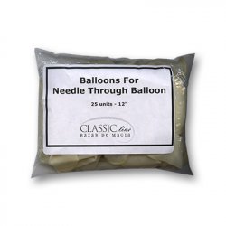 (image for) Needle Through Balloon Replacement (25 balloons) by Bazar de Magia