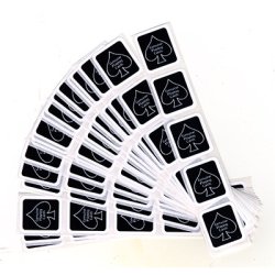 (image for) Deck Seal BLACK (100 SEALS) by US Playing Card Company