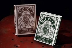 (image for) Bicycle AutoBike #3 Back (Brown) Playing Cards