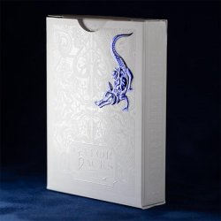 (image for) Gatorbacks Blue Metallic Playing Cards by David Blaine