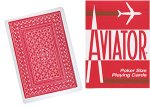(image for) Cards Aviator Poker size (Red)