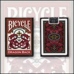 (image for) Bicycle Dragon Back Cards (Red) by USPCC