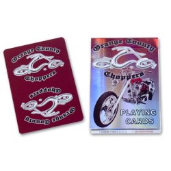 (image for) Orange County Choppers Playing Cards (Red) by US Playing Card Co.
