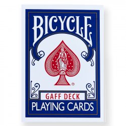 (image for) Bicycle Glory Gaff Deck New Style Playing Cards - Blue (Gimmick and Online Instructions)