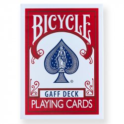 (image for) Bicycle Glory Gaff Deck New Style Playing Cards - Red (Gimmick and Online Instructions)