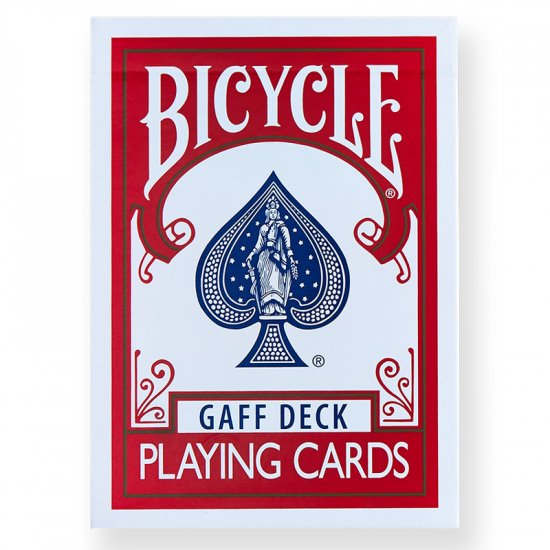 (image for) Bicycle Glory Gaff Deck New Style Playing Cards - Red (Gimmick and Online Instructions) - Click Image to Close