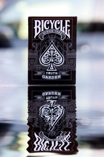 (image for) Bicycle Garden V2 Truth 03 (Black) Playing Cards - Click Image to Close