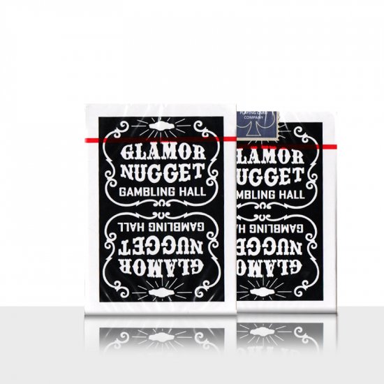 (image for) Glamor Nugget Limited Edition Playing Cards (Black) - Click Image to Close