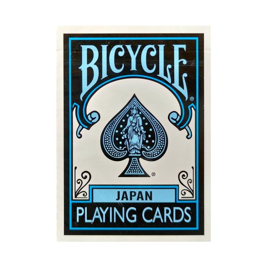 (image for) Bicycle Japan Black Blue Playing Cards - Click Image to Close