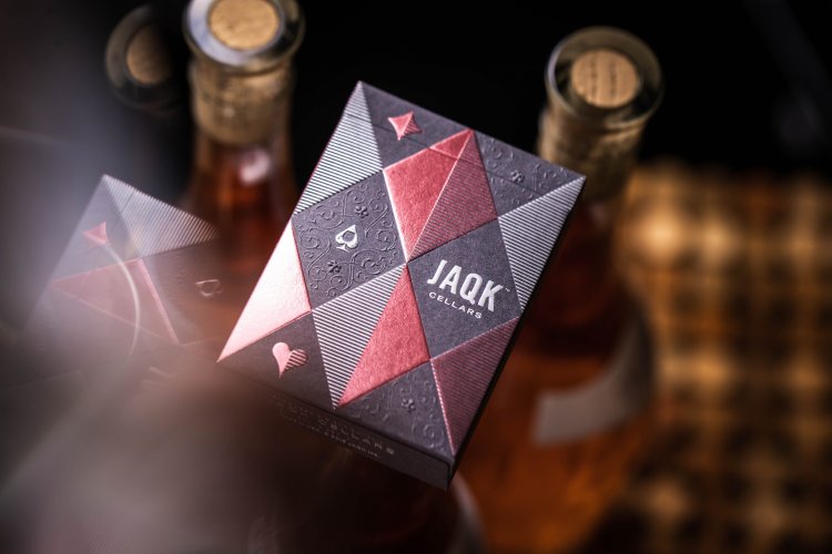 (image for) JAQK Cellars Rose Edition Playing Cards by theory11 - Click Image to Close