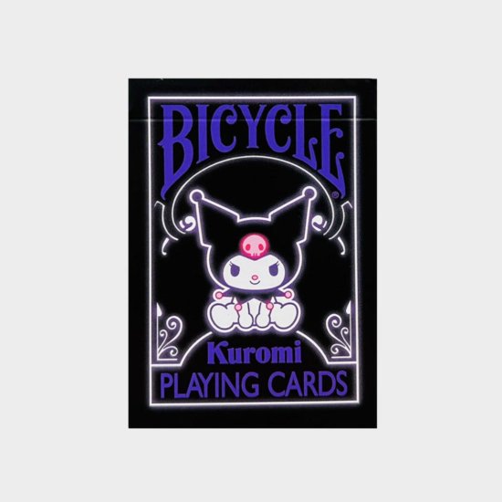 (image for) Bicycle Kuromi Playing Cards by Sanrio Anime Japan - Click Image to Close