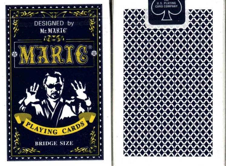 (image for) Bicycle Mr. Maric Playing Cards (Blue) - Click Image to Close