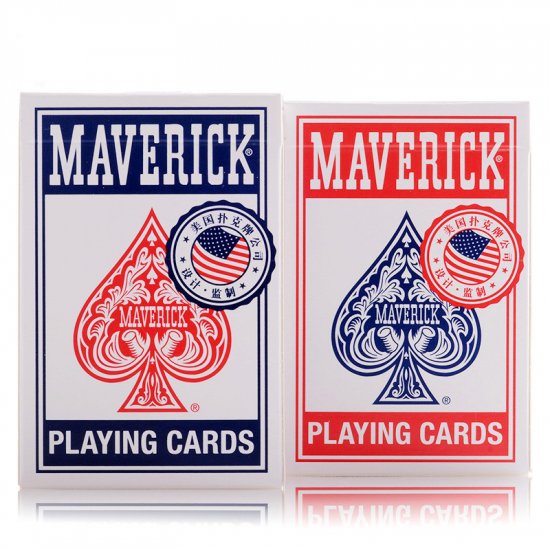 (image for) Maverick Bridge Playing Cards (Red) - Click Image to Close