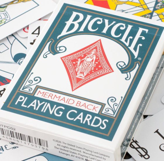 (image for) Bicycle Mermaid Back Itoya Playing Cards by Itoya - Click Image to Close