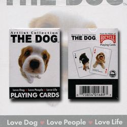 (image for) Mini Dog Playing Cards by US Playing Card Co.