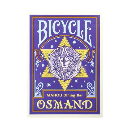 (image for) Bicycle MAHOU Dining Bar Osmand Purple Playing Cards - Click Image to Close