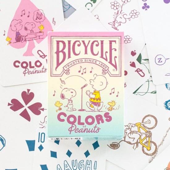 (image for) Bicycle Colors of Peanuts Snoopy Playing Cards - Click Image to Close