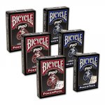 Cards Bicycle Pro Poker Peek - 6 PACK (Mixed) USPCC (image for) Cards Bicycle Pro Poker Peek - 6 PACK (Mixed) USPCC