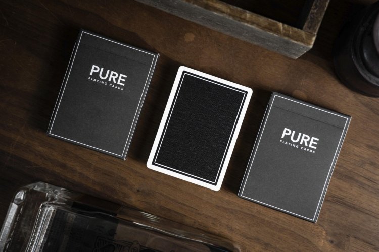 (image for) Pure NOC Black (Marked Edition) Playing Cards by TCC - Click Image to Close