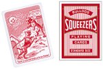 (image for) Cards Squeezers Bulldog Poker size (Red)