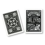 (image for) Cards Tally Ho Fan Back (Black)