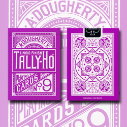 (image for) Tally Ho Reverse Fan back (Lavender) Limited Ed. by Aloy Studios / USPCC