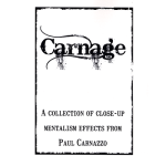 (image for) Carnage by Paul Carnazzo - Book