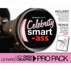 (image for) Celebrity Smart Ass Bundle (Lady Gaga & Leonardo DiCaprio) by Bill Abbott