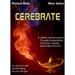 (image for) CEREBRATE (with Gimmicks) by Marc Salem & Richard Mark - Book