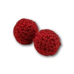 (image for) Chop Cup Balls 3/4 inch Red (Set of 2) by Morrissey Magic - Trick