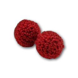 (image for) Chop Cup Balls 3/4 inch Red (Set of 2) by Morrissey Magic - Trick