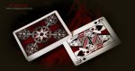 (image for) Blood Edition Blades Playing Cards (2nd run) by De'Vo with signature