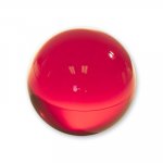 Contact Juggling Ball (Acrylic, RUBY RED, 70mm) - Trick