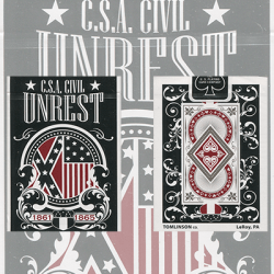 (image for) C.S.A. Civil Unrest Deck (Limited Edition / Confederate) by USPCC - Trick