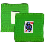 (image for) Card Silk Set 9" (queen of hearts + blank) by Vincenzo Di Fatta