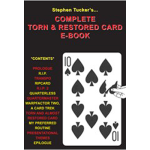 (image for) The Complete Torn & Restored Card by Stephen Tucker - eBook DOWNLOAD