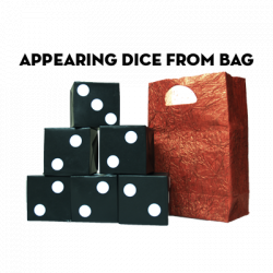 (image for) Appearing Dice From Bag by Premium Magic - Trick