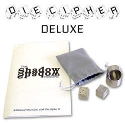 (image for) Die Cipher Deluxe Set (Stainless Steel) ( Esp and Pip Die ) by Chazpro Magic - Trick