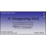 Disappearing Deck (Blue Bicycle) by Ron Wilson and The Magic Apple - Trick (image for) Disappearing Deck (Blue Bicycle) by Ron Wilson and The Magic Apple - Trick