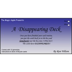 (image for) Disappearing Deck (Blue Bicycle) by Ron Wilson and The Magic Apple - Trick